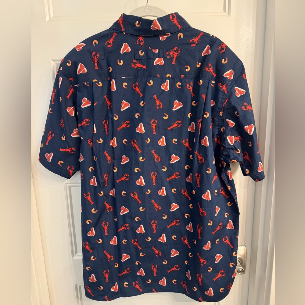 NWT Duluth Slim Fit Short-Sleeve BBQ Lobster Shirt- Large - Picture 3 of 3